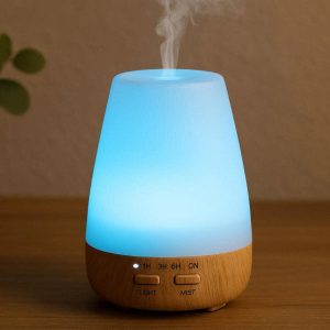 6 Electric Essential Oil Diffuser Ultrasonic Cool Mist Humidifier Automatic Shut Off Timer Home Decor Light Lamp